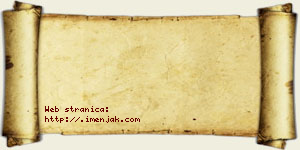 Mina Radnović vizit kartica